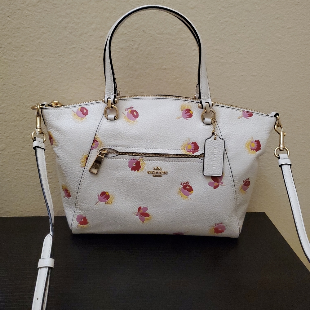 Coach  Prairie Satchel With Floral Print - Picture 6 of 15